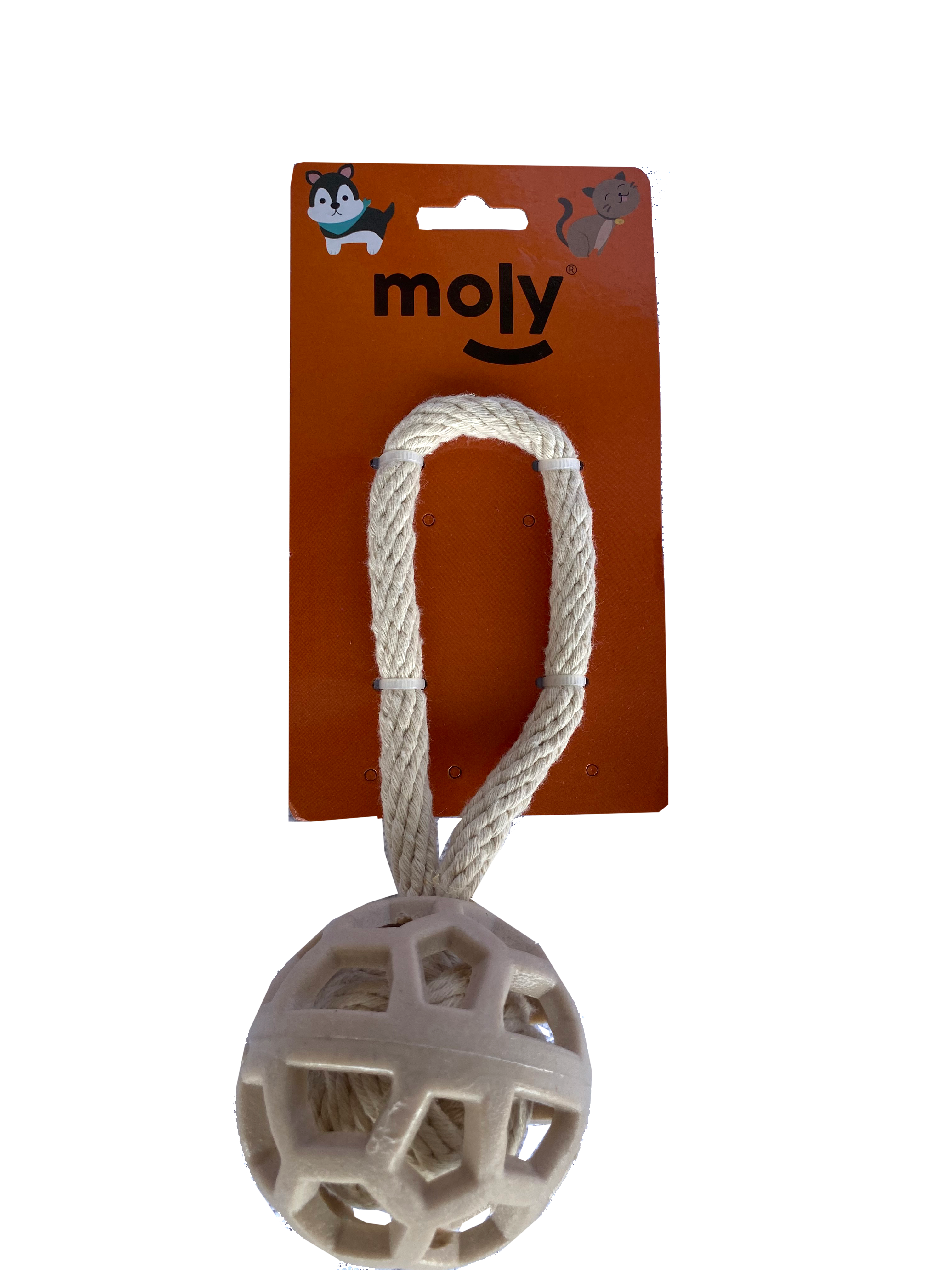 TOY TPR ECO WITH COTTON ROPE 7.5*21 CM