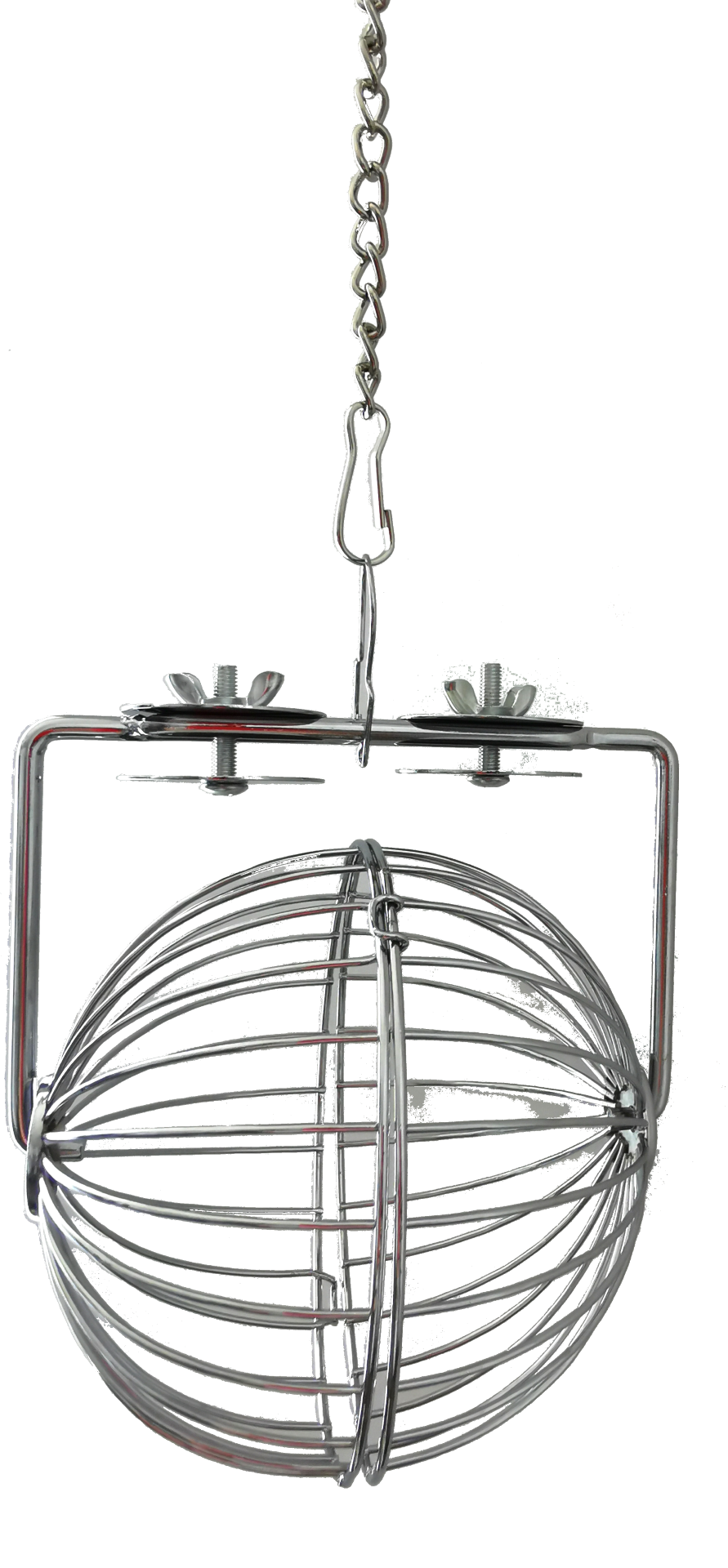 METALIC HAY BALL RODENT 15 CM