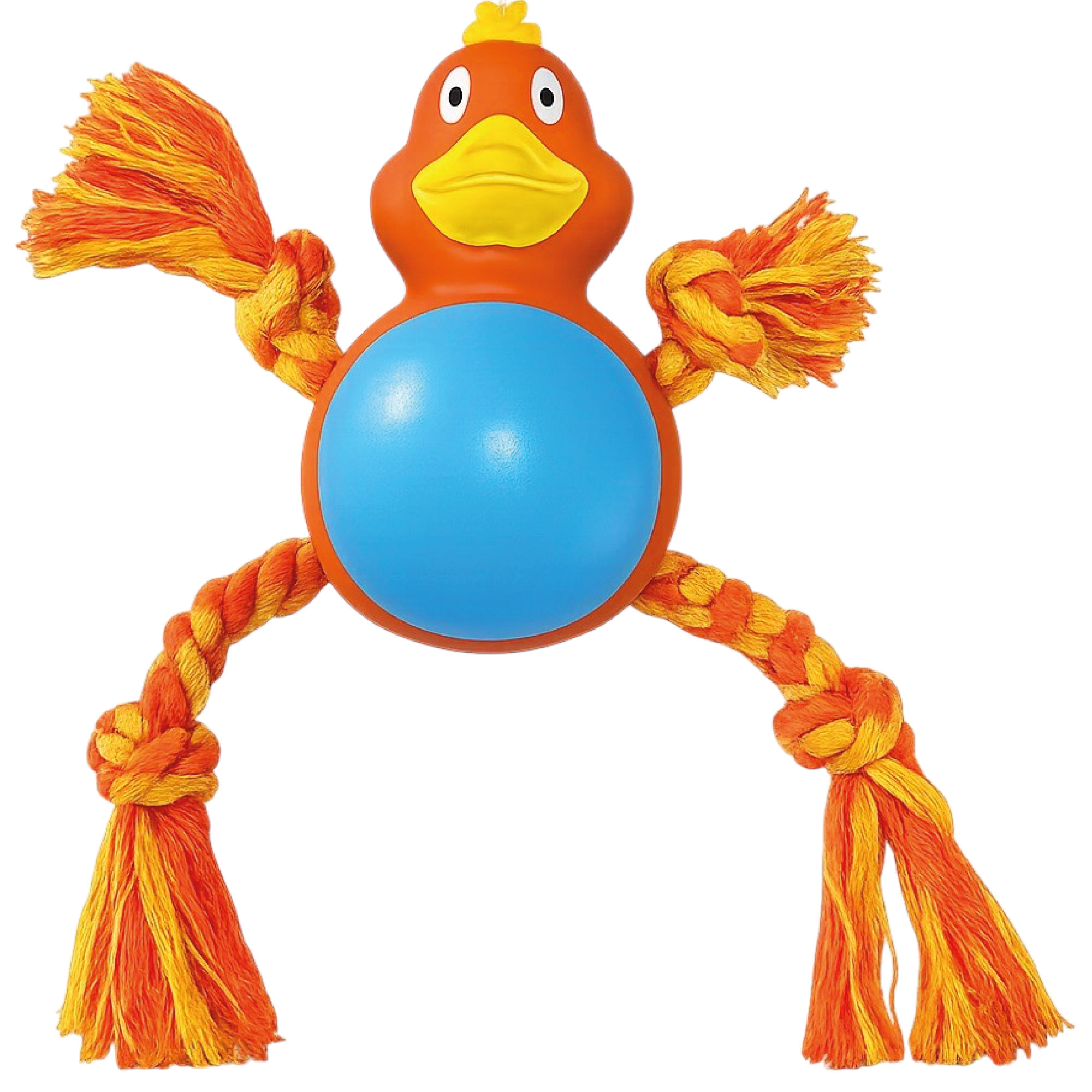 MORDEDOR POLLITO PARA PERROS 21 CM MOLY | JUGUETE RESISTENTE Y DIVERTIDO PARA MASTICAR